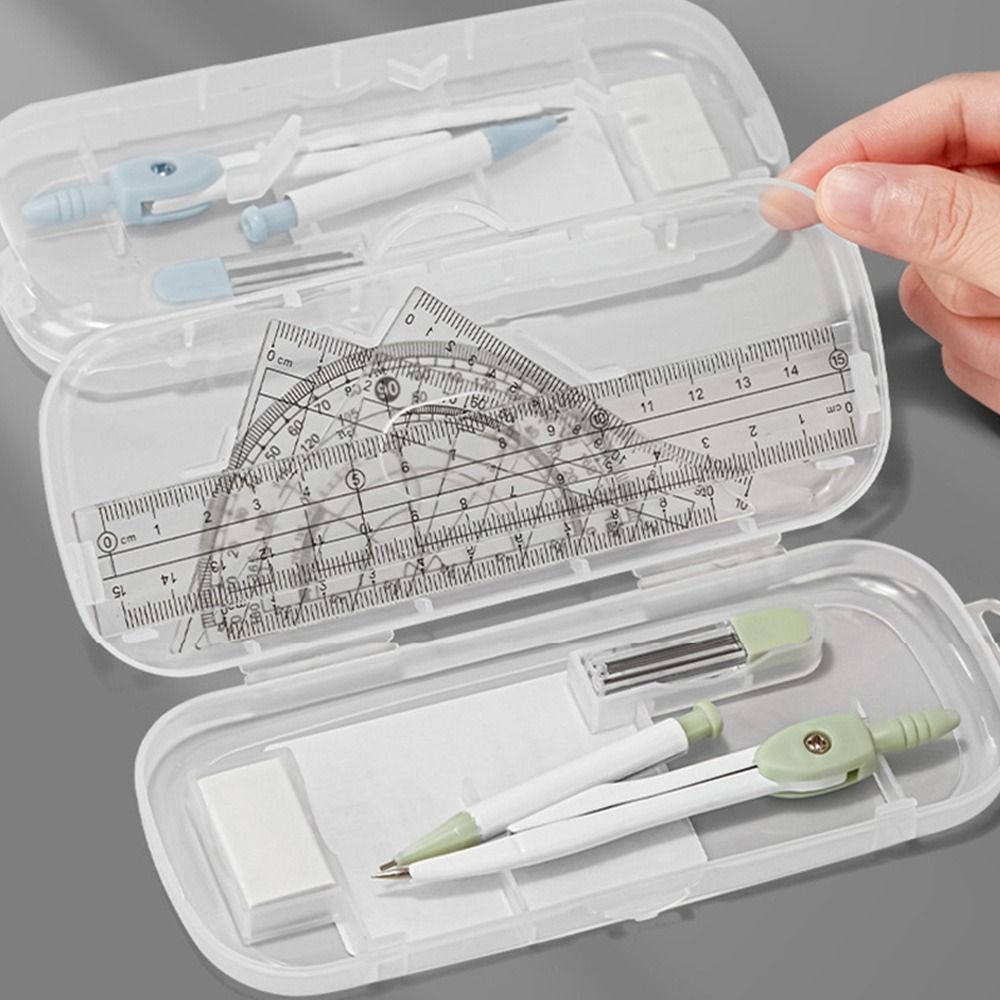 8PCS/Set Plastic Ruler Compass – Compass Geometry Set Bewertung und Preis