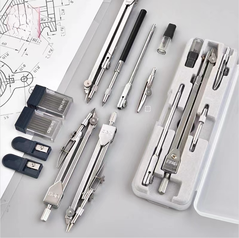 Stainless Steel Drafting Set D – Compass Geometry Set Bewertung und Preis