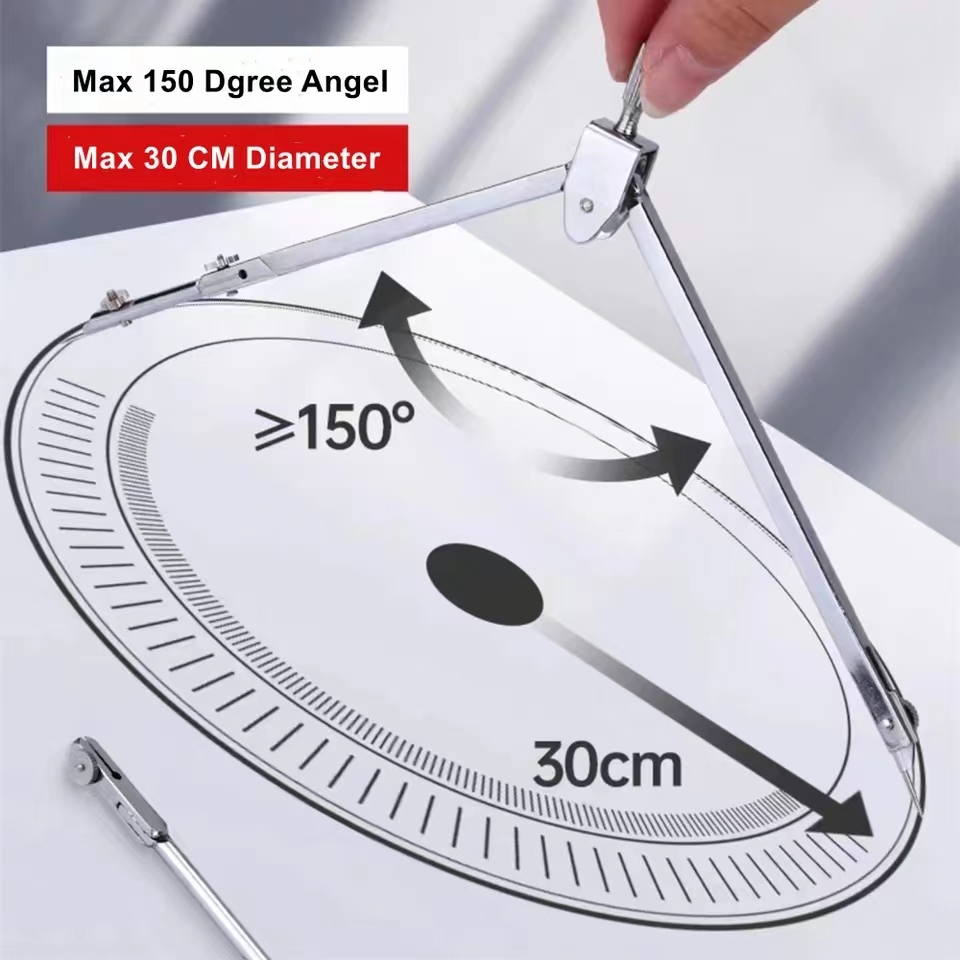 Stainless Steel Drafting Set D – Compass Geometry Set Bewertung und Preis