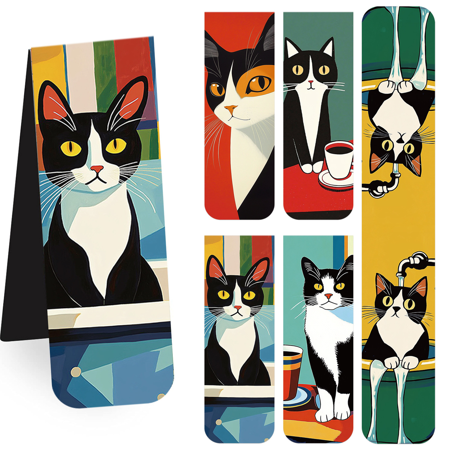 5Pcs/Set Cute Cat Magnetic Boo – Bookmark Magnetic Clip Bewertung und Preis