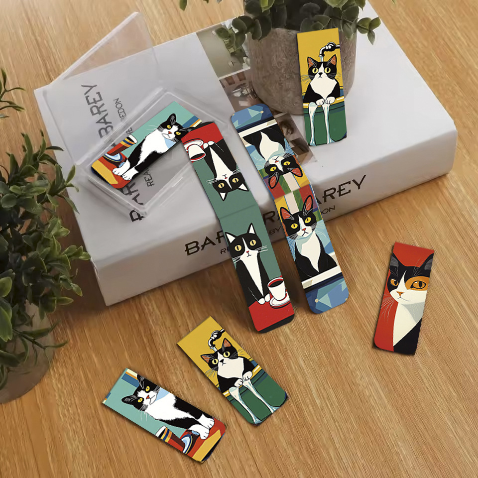 5Pcs/Set Cute Cat Magnetic Boo – Bookmark Magnetic Clip Bewertung und Preis