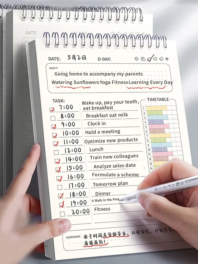1pc Planner Agenda Spiral A5 N – Office Stationery Supply List Bewertung und Preis