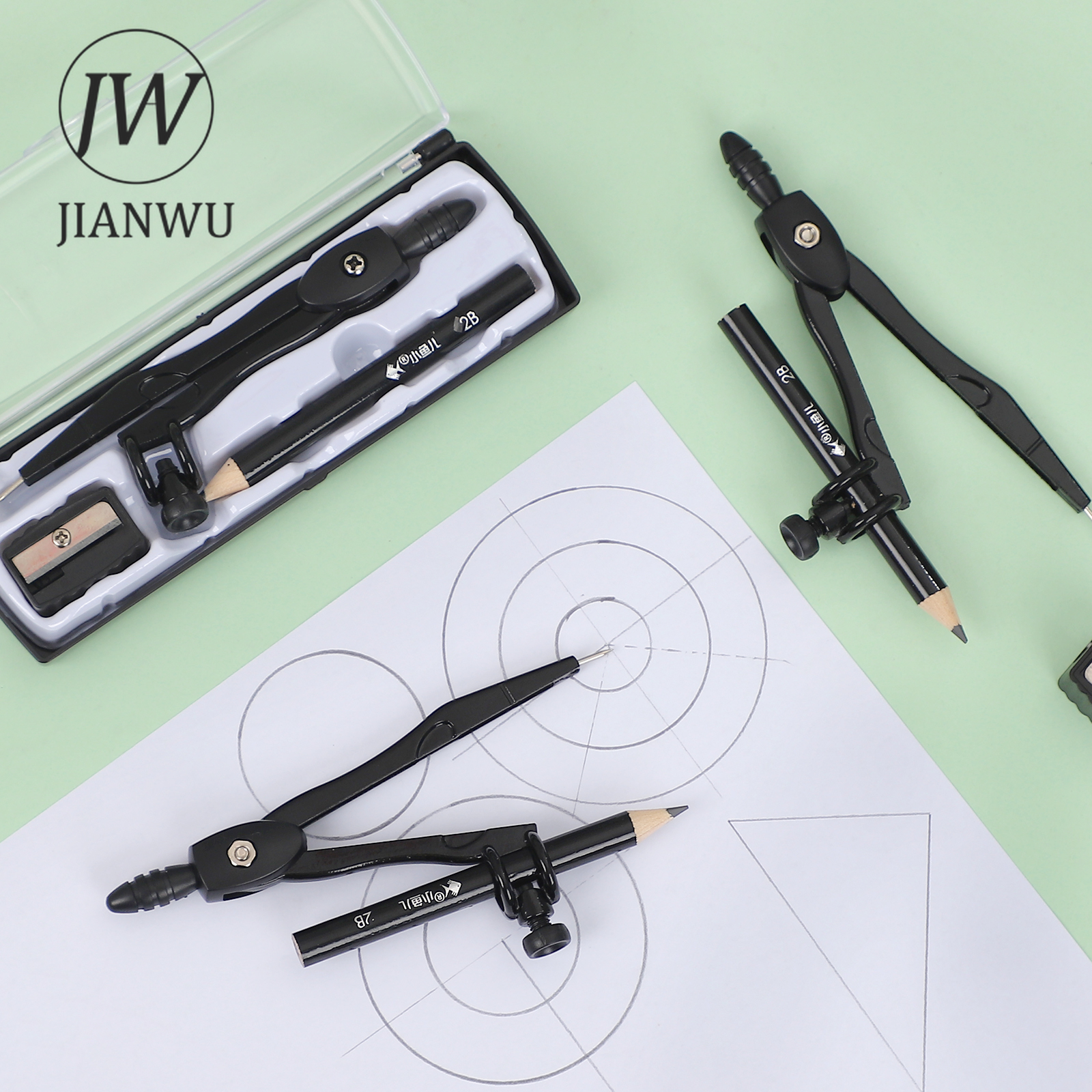 JIANWU Black Metal Compass Geo – Compass Geometry Set Bewertung und Preis
