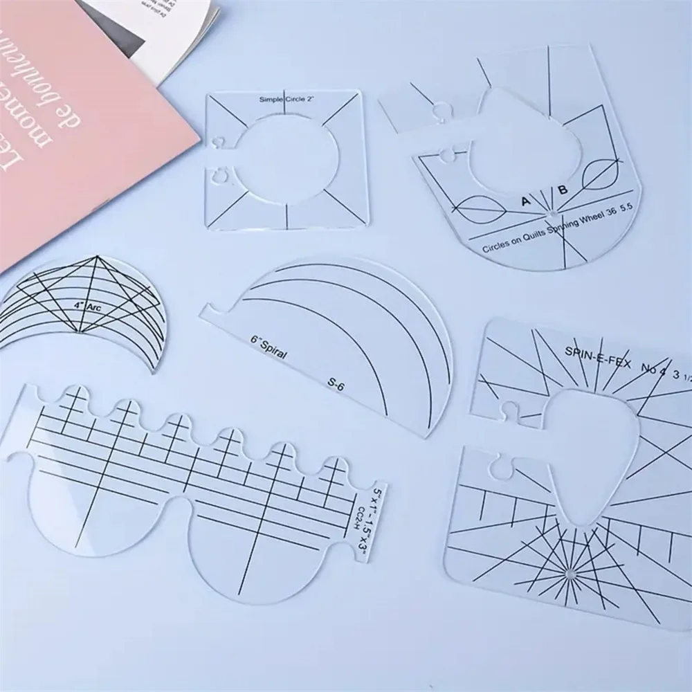 Patchwork Ruler Multifunction  – Ruler Set Transparent Bewertung und Preis