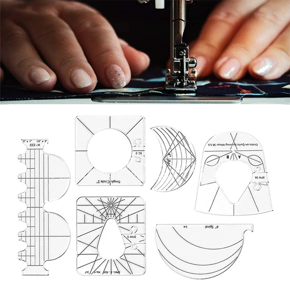 Patchwork Ruler Multifunction  – Ruler Set Transparent Bewertung und Preis