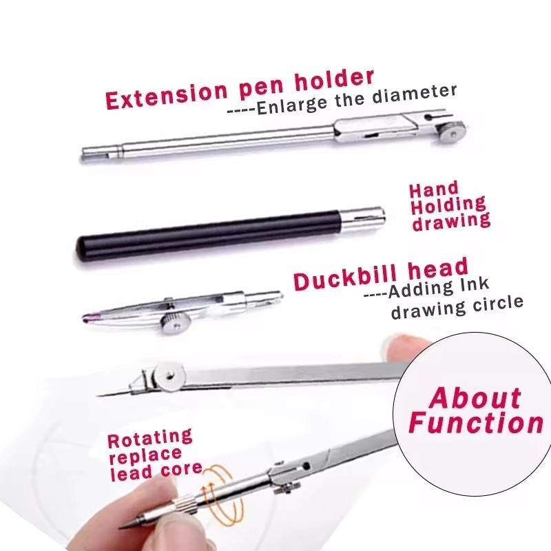 Stainless Steel Multifunctiona – Compass Geometry Set Bewertung und Preis