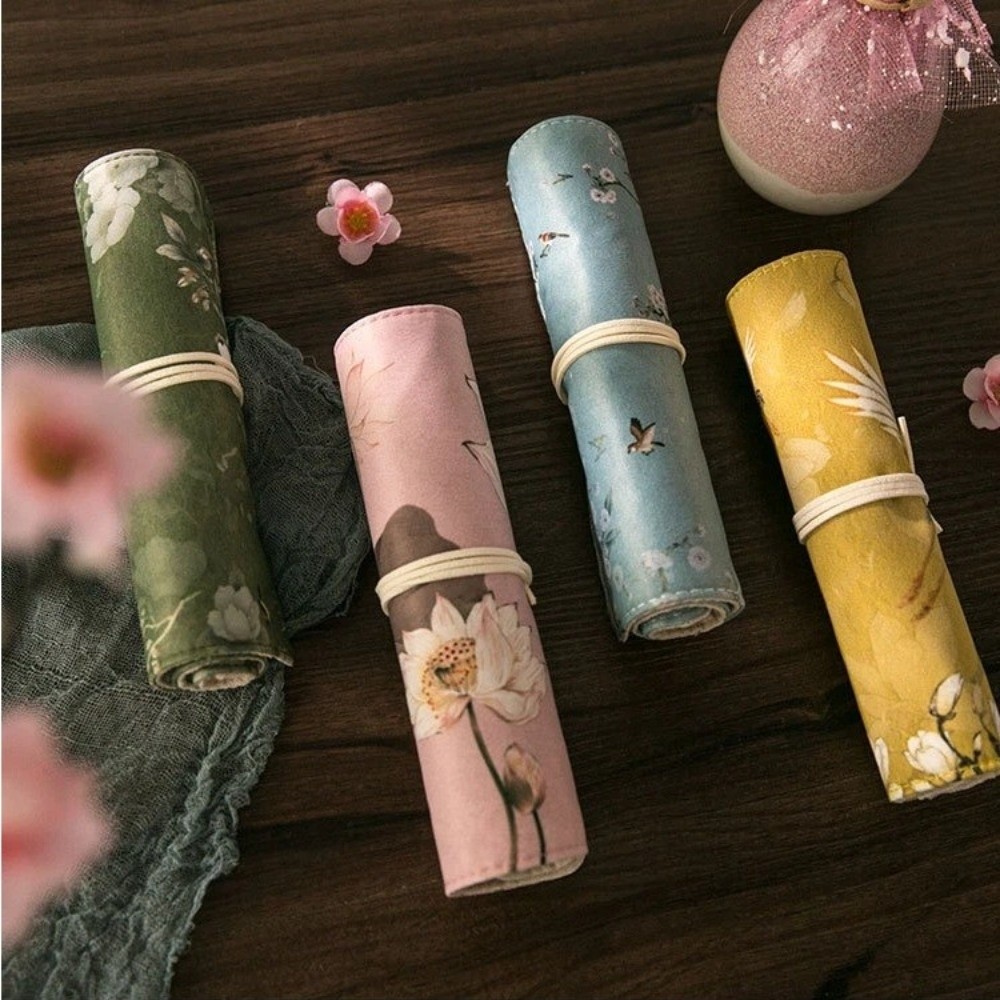 Vintage Roll Up Pencil Case Tr – Pen Pouch Roll Bewertung und Preis