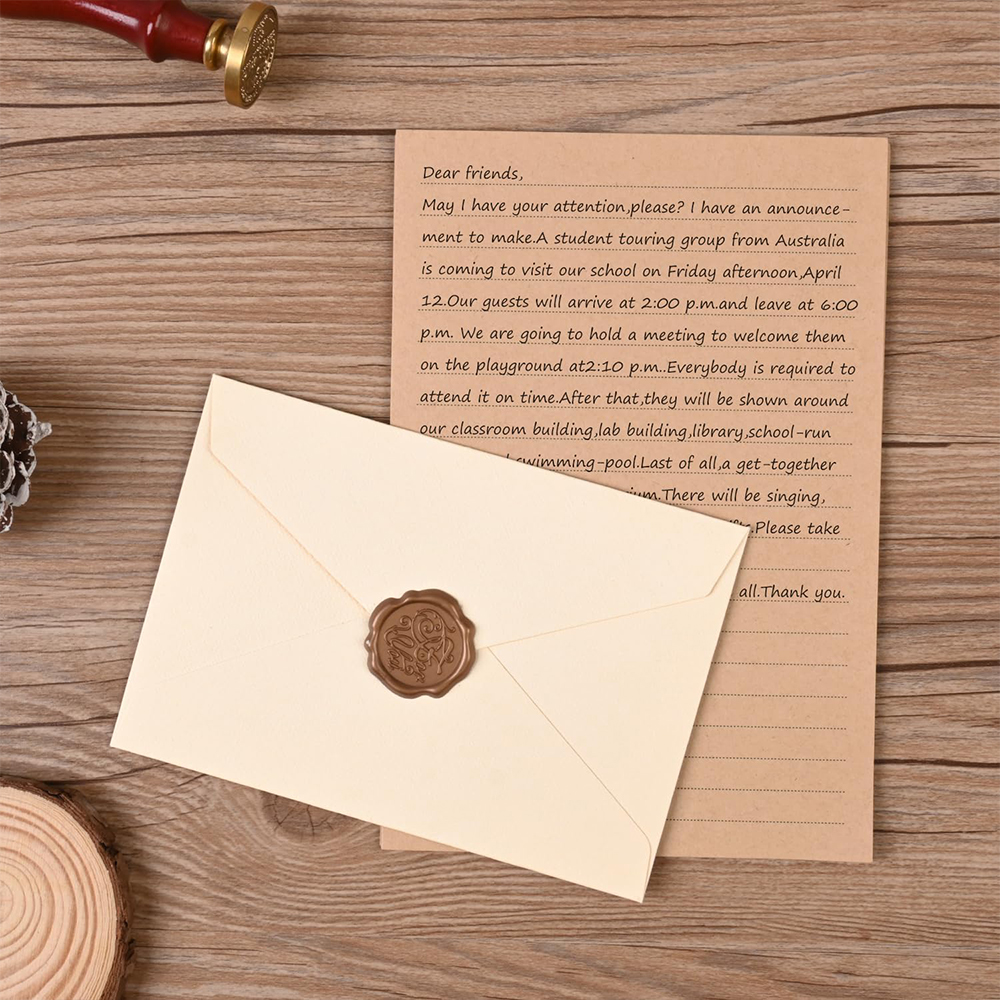 Stationery Set with Envelopes  – Wax Seal Stamp Kit Bewertung und Preis
