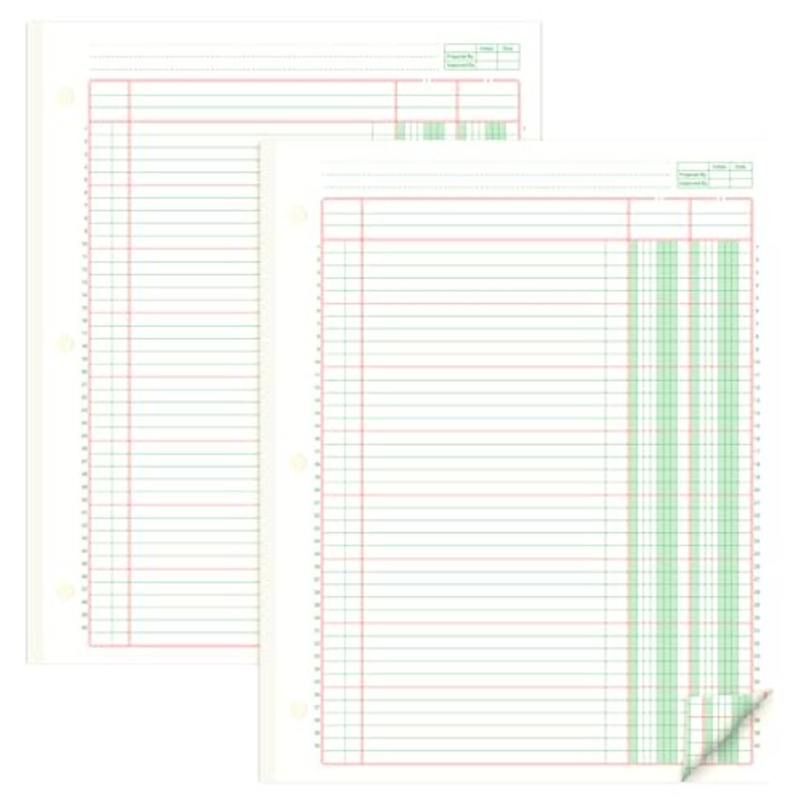 2 Pads 100 Sheets Columnar Ana – Paper Punch 3 Hole Bewertung und Preis