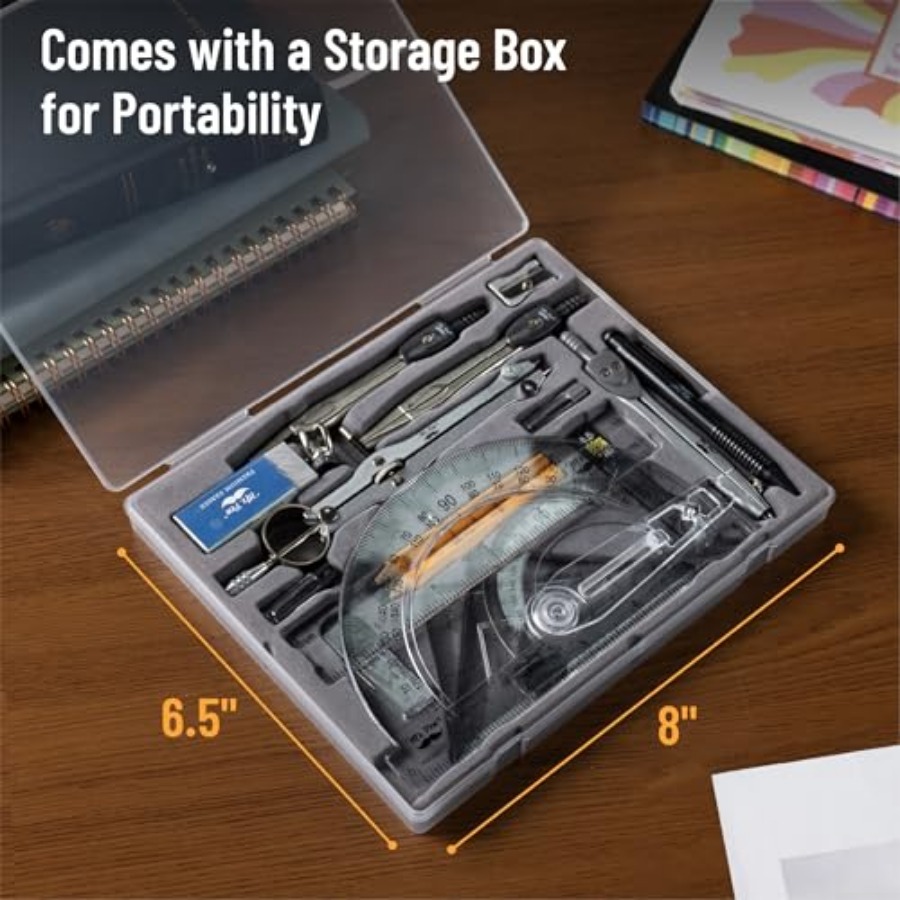 - Geometry Set, 5 Piece Set wi – Compass Geometry Set Bewertung und Preis