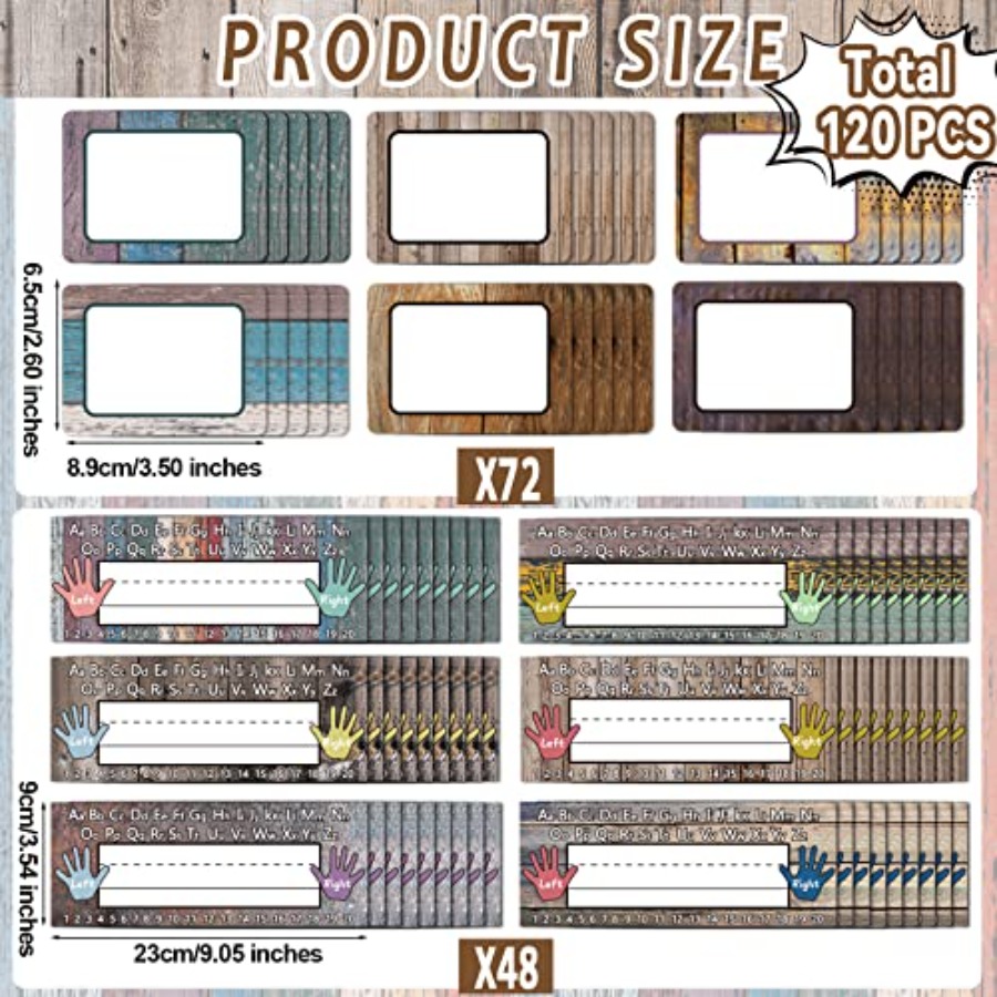 120pcs Farmhouse Flat Nameplat – Desk Name Plate Bewertung und Preis
