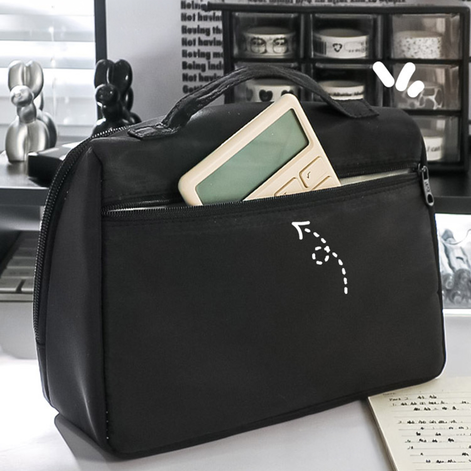 Large Capacity Pencil Case Bla – Pen Pouch Roll Bewertung und Preis