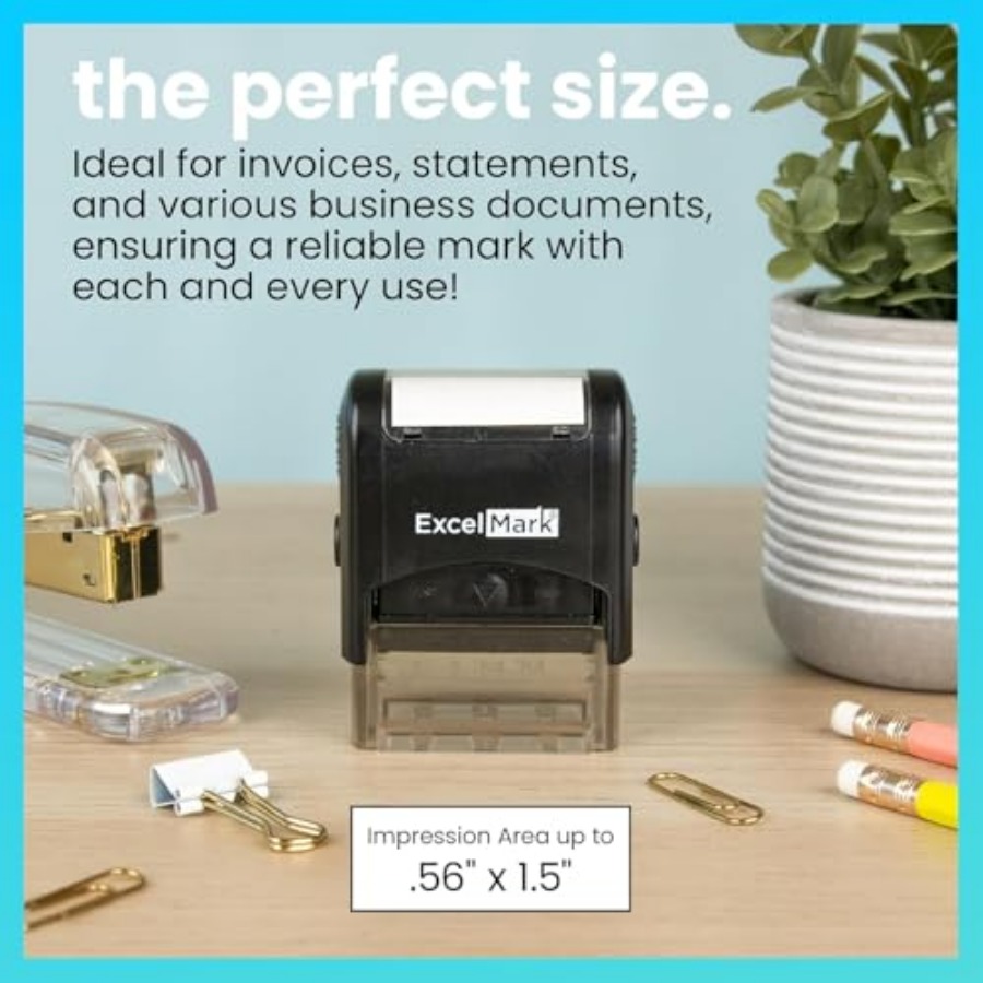 Self Inking Rubber Stamp - Red – Self Inking Stamp Bewertung und Preis