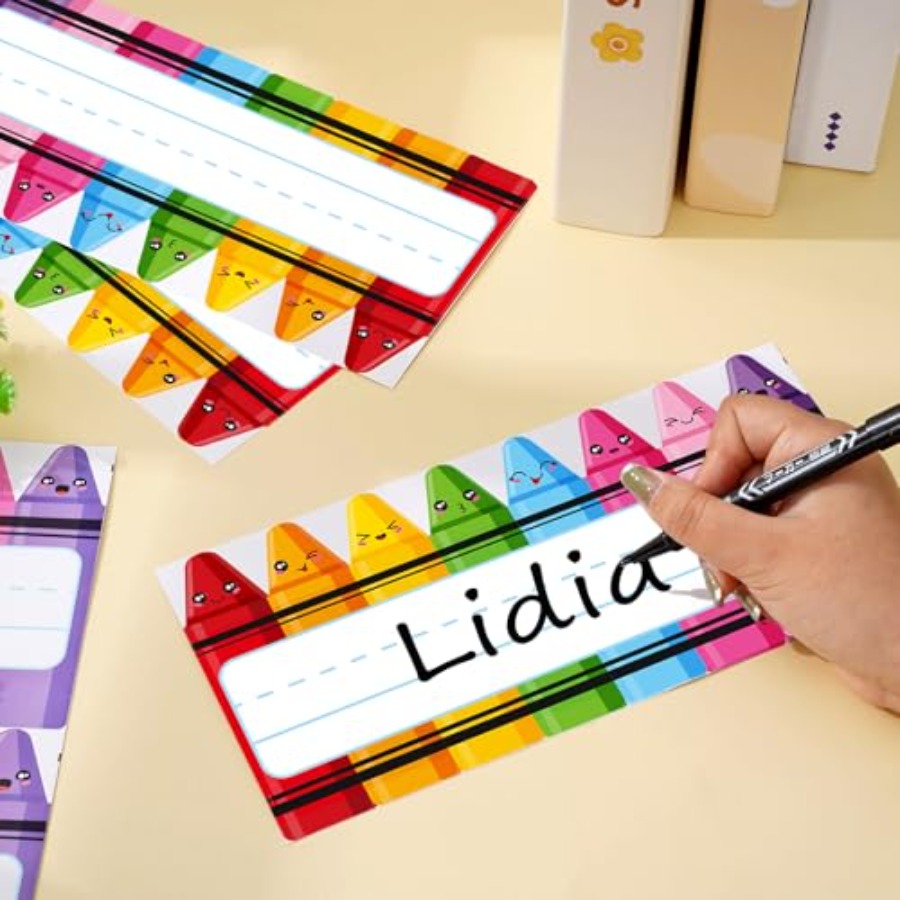 60Pcs s Name Tags Cartoon Expr – Desk Name Plate Bewertung und Preis
