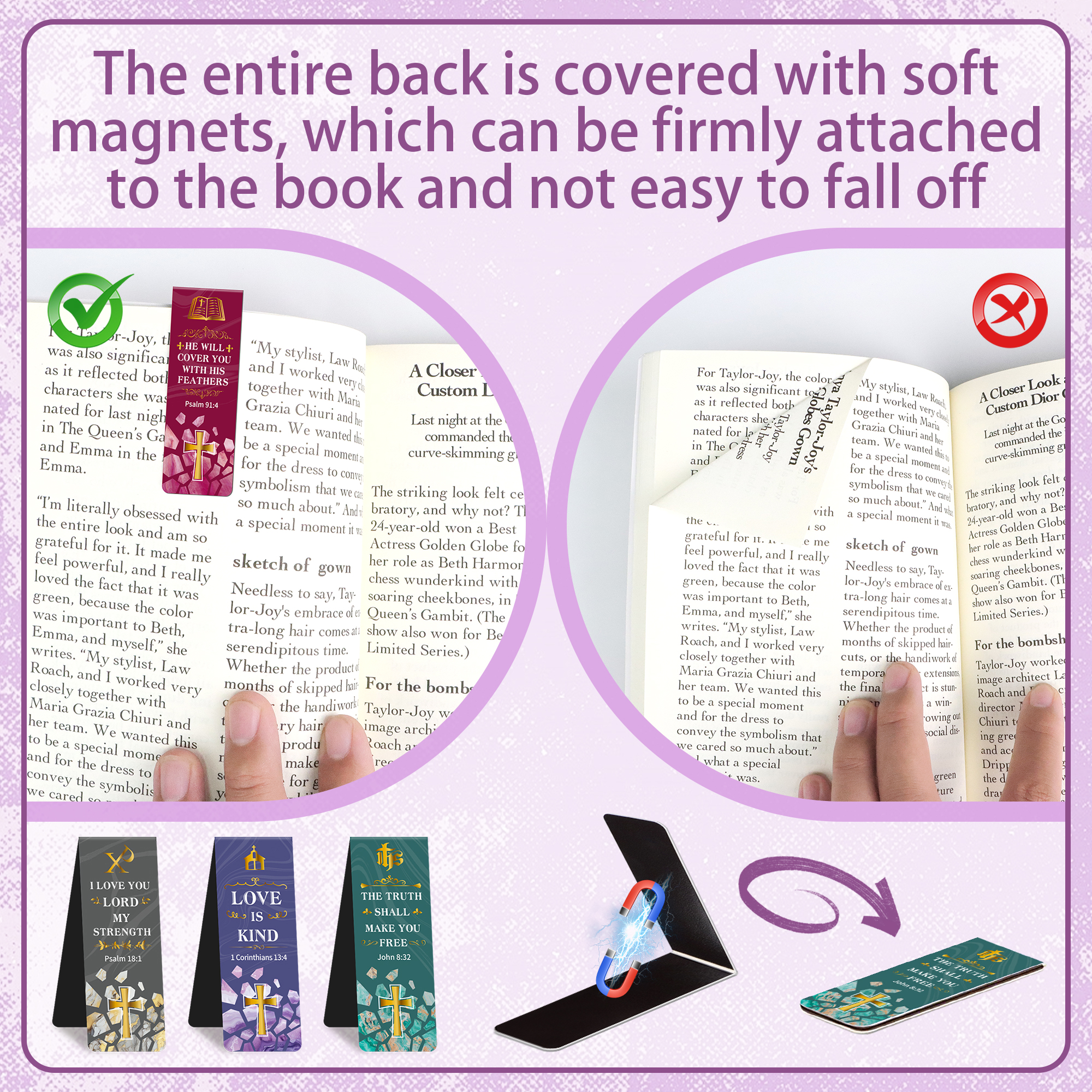 96PCS Magnetic Inspirational B – Bookmark Magnetic Clip Bewertung und Preis