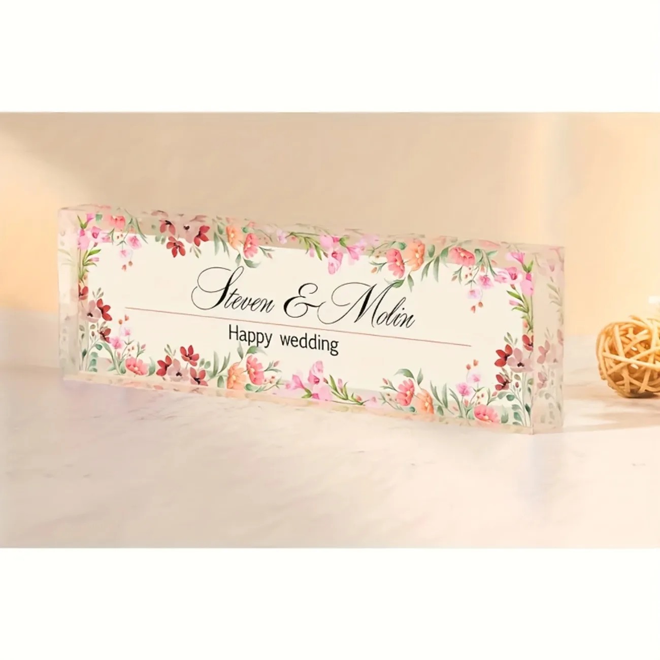 Customizable 2D Acrylic Desk N – Desk Name Plate Bewertung und Preis