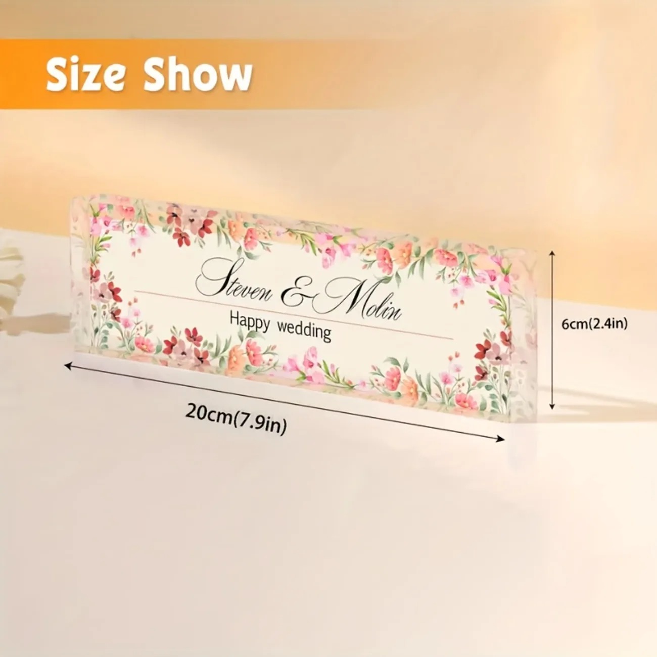 Customizable 2D Acrylic Desk N – Desk Name Plate Bewertung und Preis