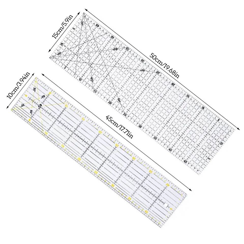 Fenrry Multisize Acrylic Patch – Ruler Set Transparent Bewertung und Preis
