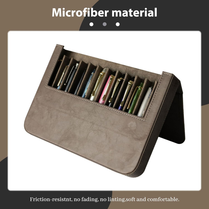 PU Leather 12 Fountain Pen Cas – Pen Pouch Roll Bewertung und Preis