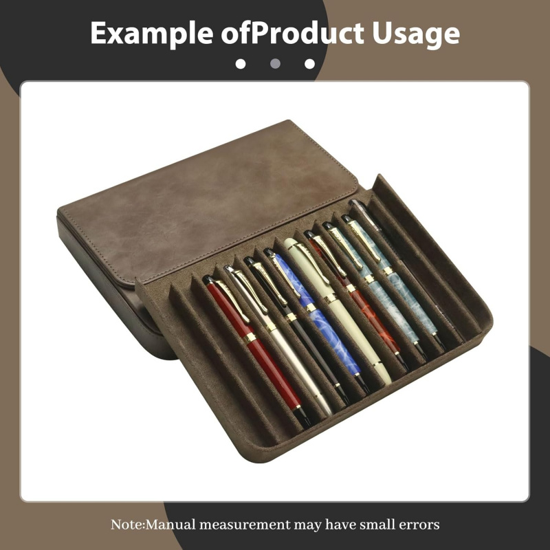 PU Leather 12 Fountain Pen Cas – Pen Pouch Roll Bewertung und Preis