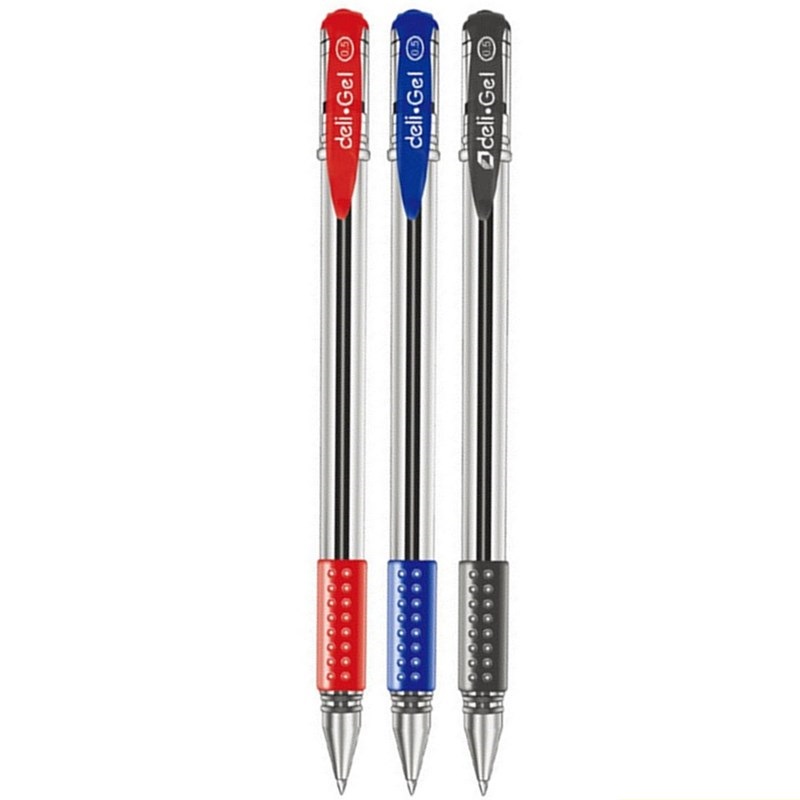 Deli 0.5mm Black Red Blue Ink  – Stationery Office And School Supply Stores Bewertung und Preis